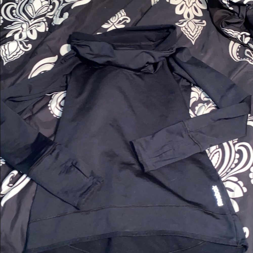 Black Reebok Cowl Neck Long Sleeve